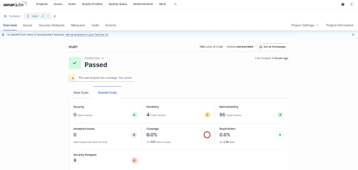 Docker로 Sonarqube 설치 및 실행(Spring & react.js + ts) - TypeScript 분석 Docker로 Sonarqube 설치 및 실행(Spring & react.js + ts) - TypeScript 분석