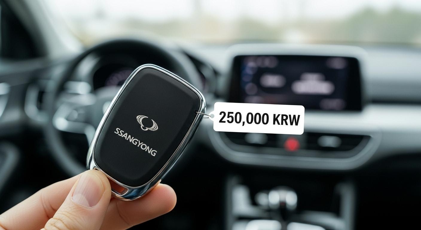 쌍용자동차 스마트키 가격