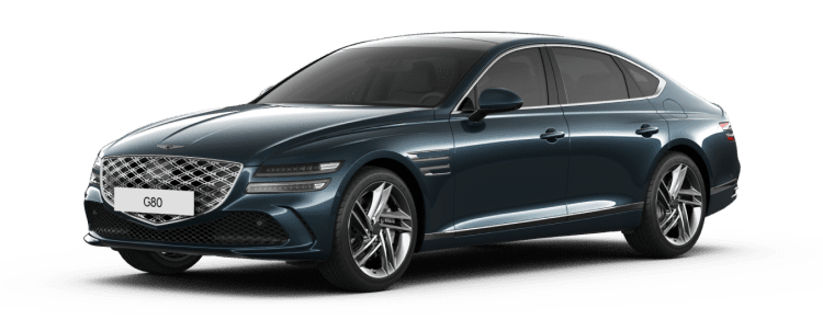 제네시스 G80 부분변경 색상: 테즈먼 블루