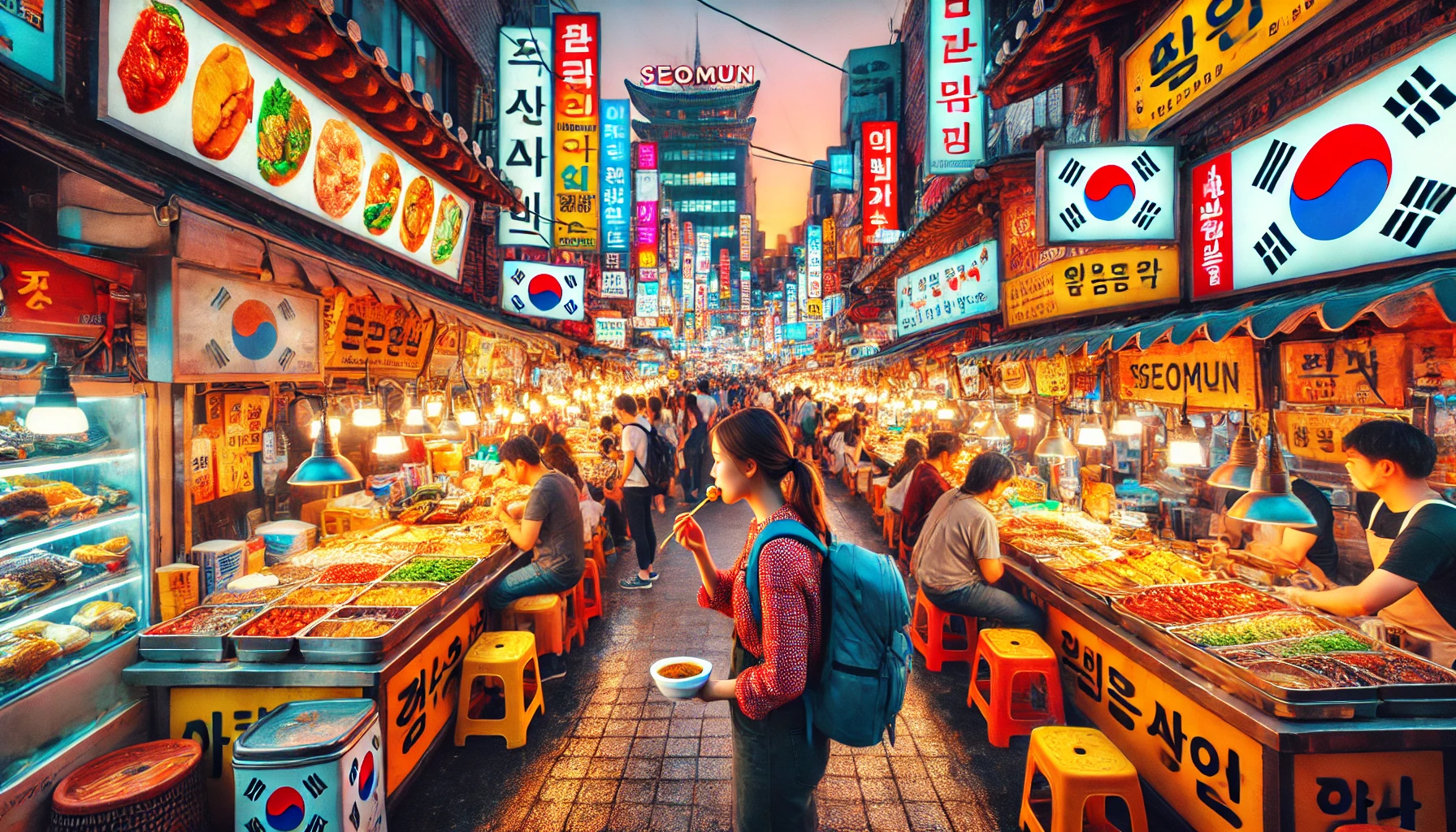 대구 서문시장을 여행하는 사진