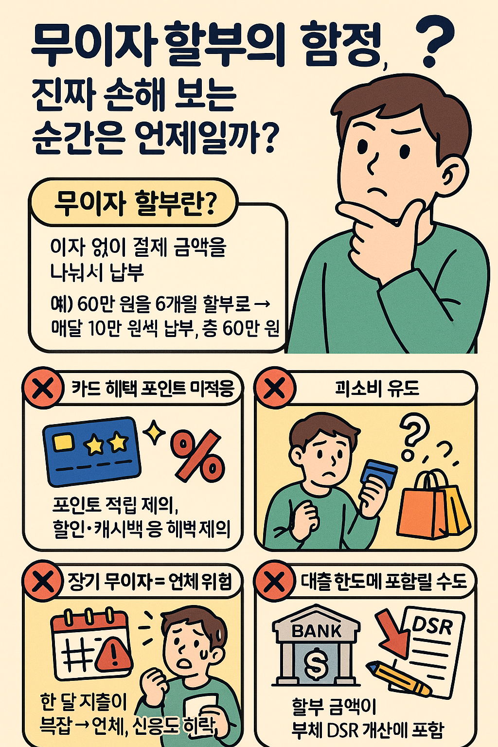 무이자 할부의 함정