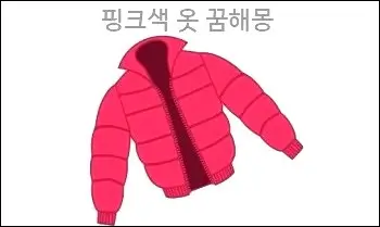 핑크색 옷 꿈해몽