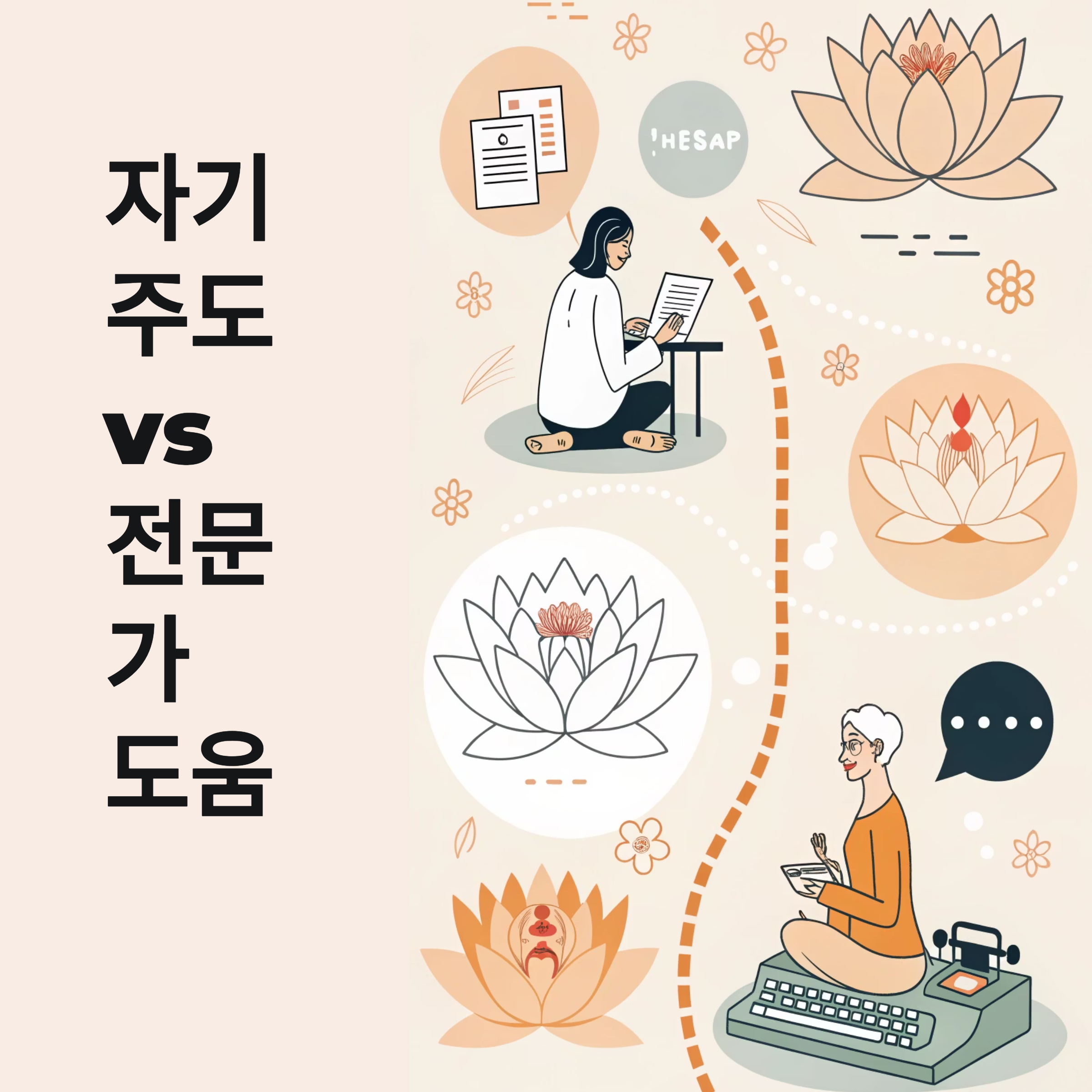 자기주도/전문가도움