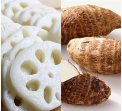 토란과 연근 사진