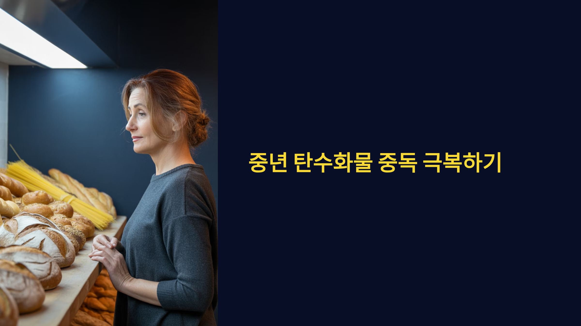 중년 탄수화물 중독 원인과 극복법 10가지