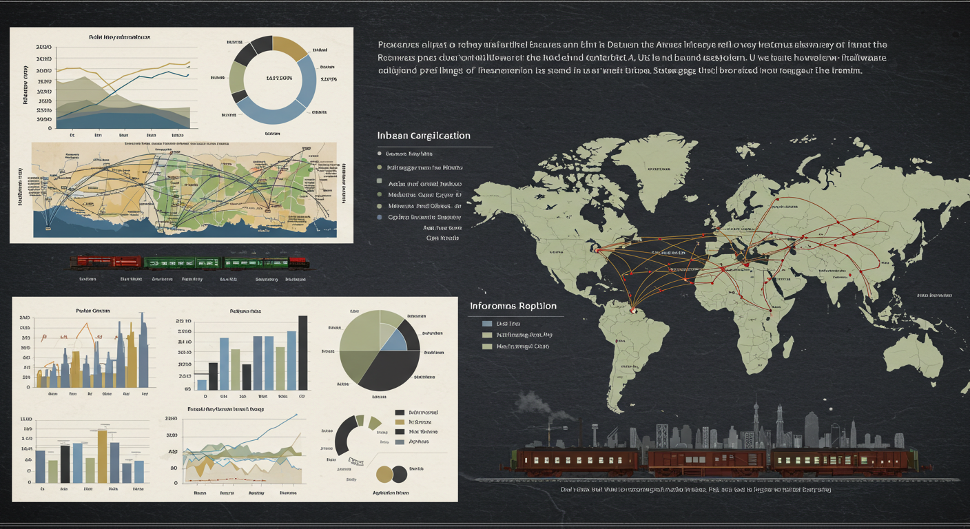 산업화와 철도의 상관관계 분석 (경제, 교통, 도시화)
