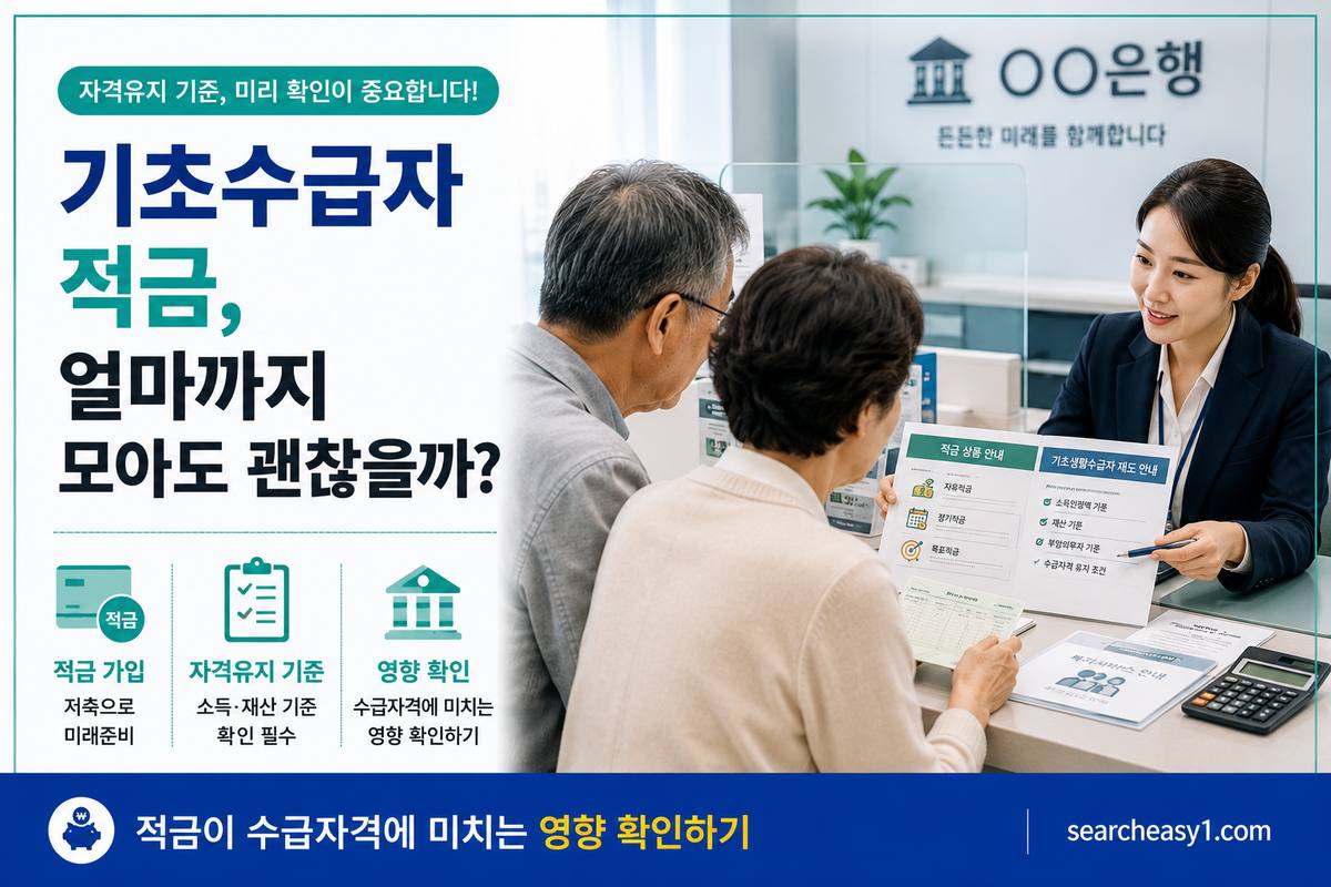 기초수급자 적금