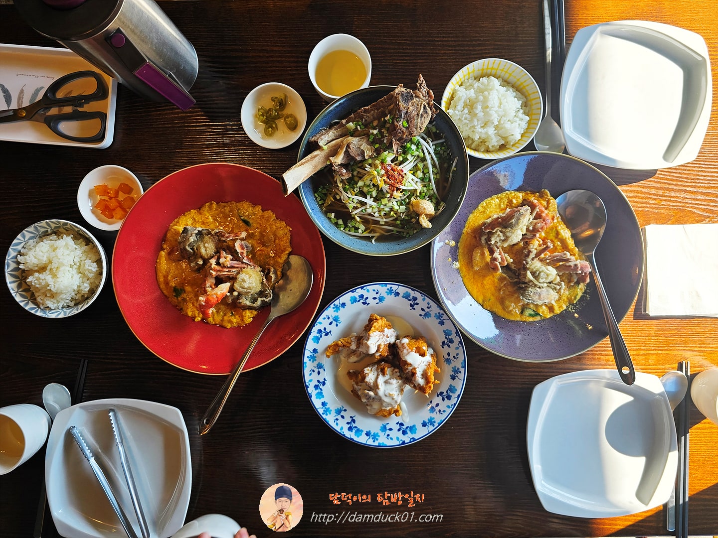 2인 SET MENU A + 뿌팟봉커리 & 라이스