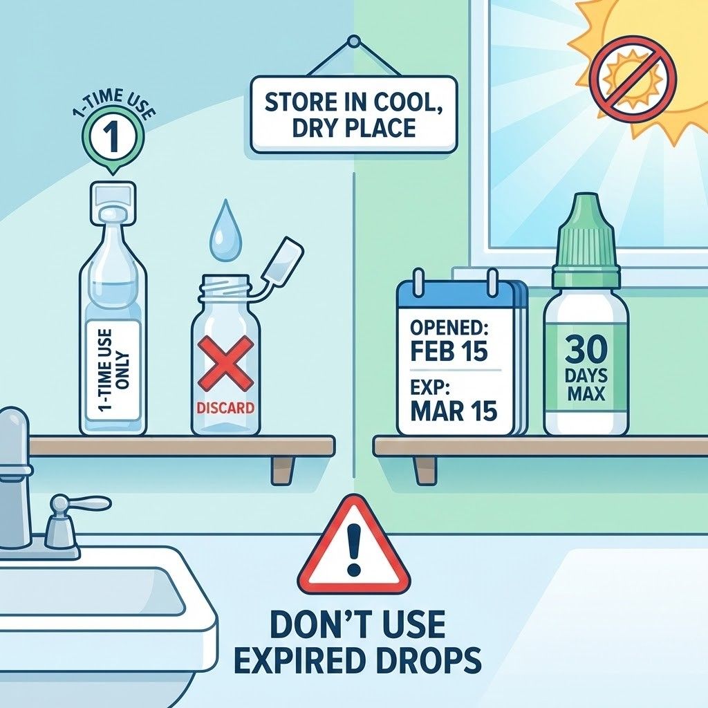 인공눈물 유통기한과 올바른 보관법