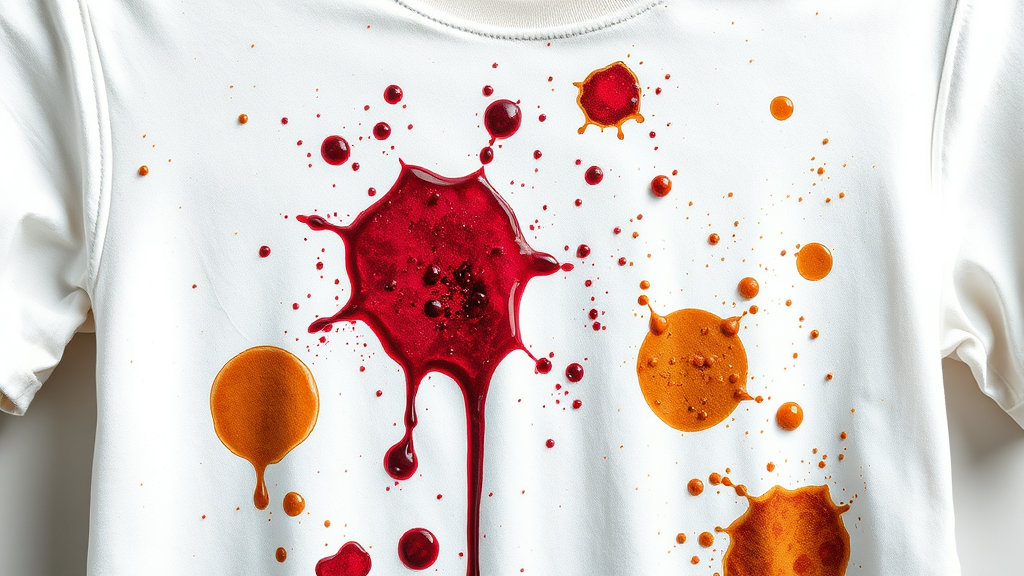 옷에 묻은 온갖 얼룩