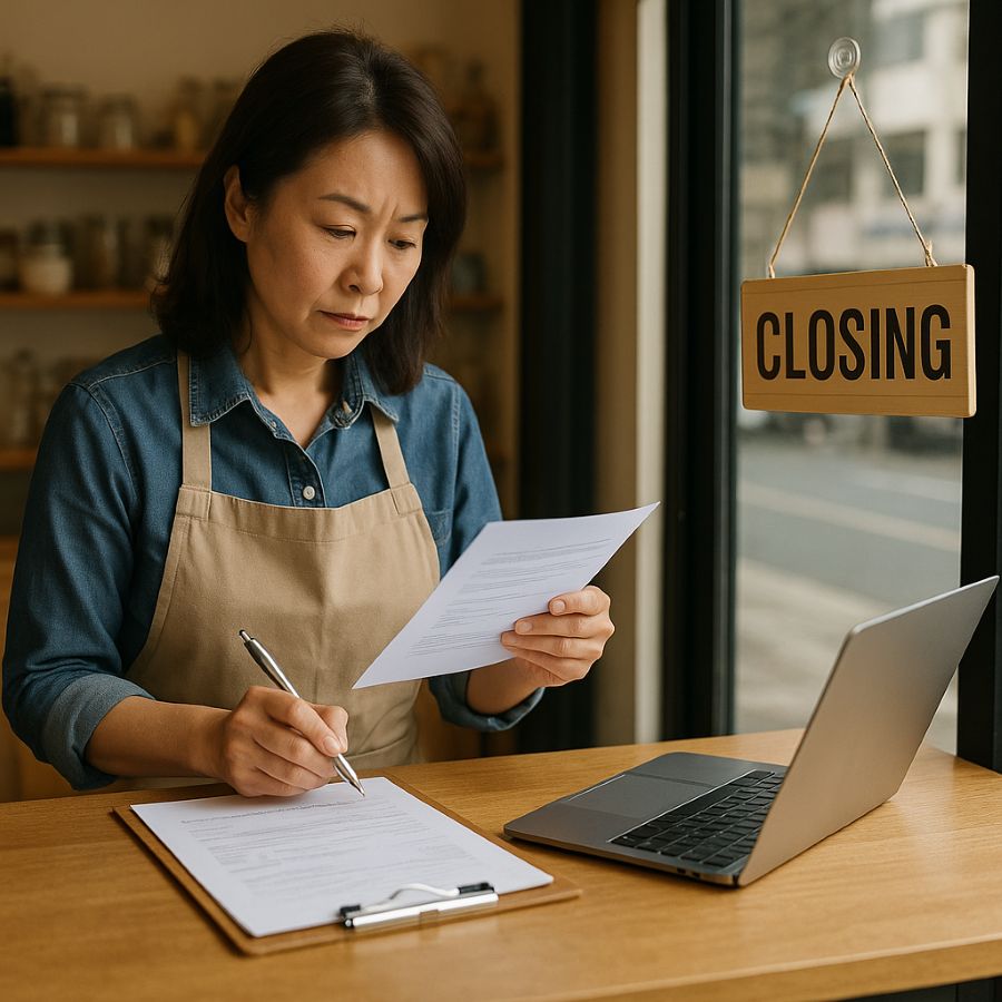 폐업을 앞둔 자영업자를 위한 준비 가이드