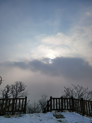 눈꽃산행 운길산