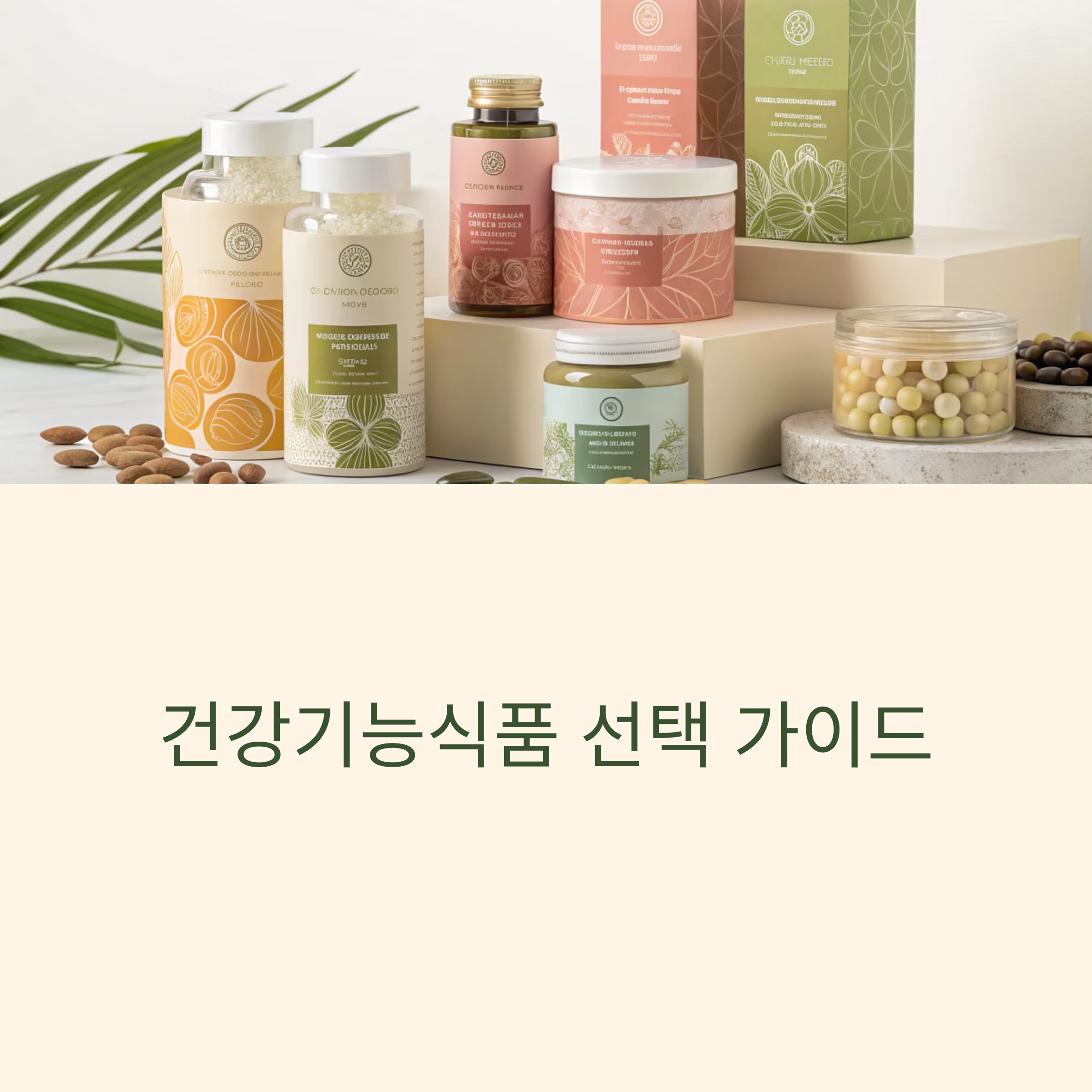 건강기능식품 종류별 정리