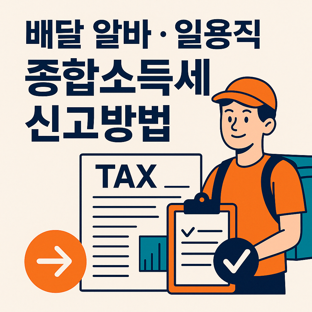 배달알바일용직종합소득세