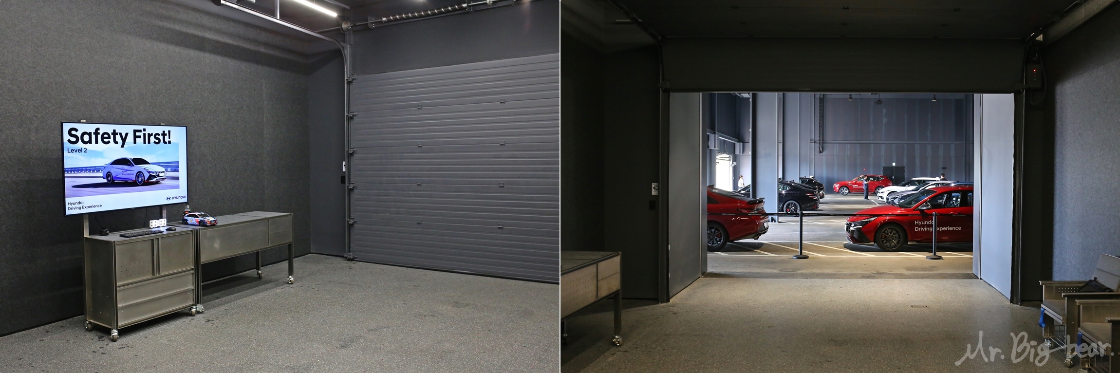 드라이빙 익스피리언스 강의장 및 주차장