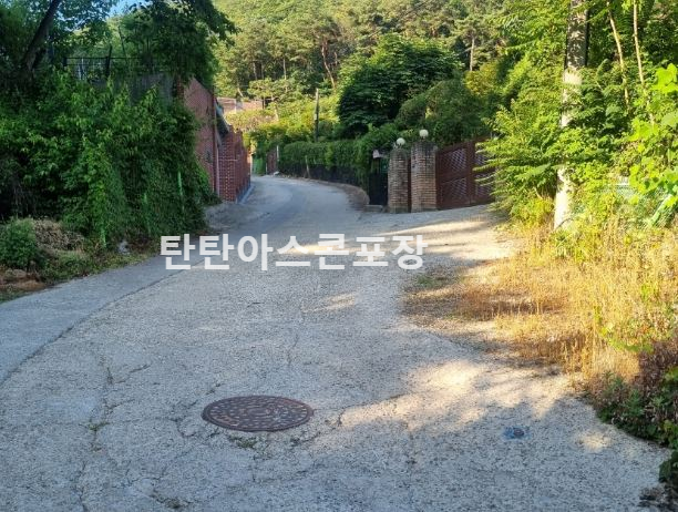용인-전원주택-도로-포장
