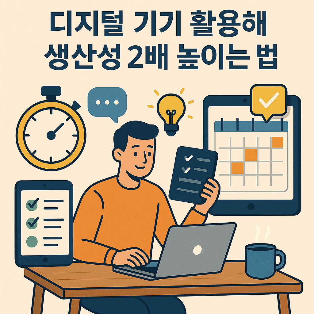 디지털 기기 활용해 생산성 2배 높이는 법 관련 이미지 사진