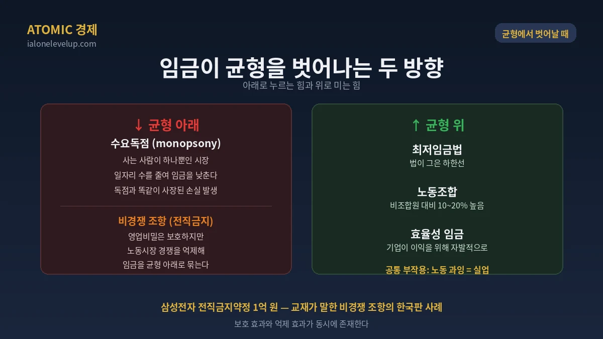 임금이 갈리는 다섯 갈래 보상적 임금격차 인적자본 능력과 운 교육의 신호 슈퍼스타 현상을 정리한 표