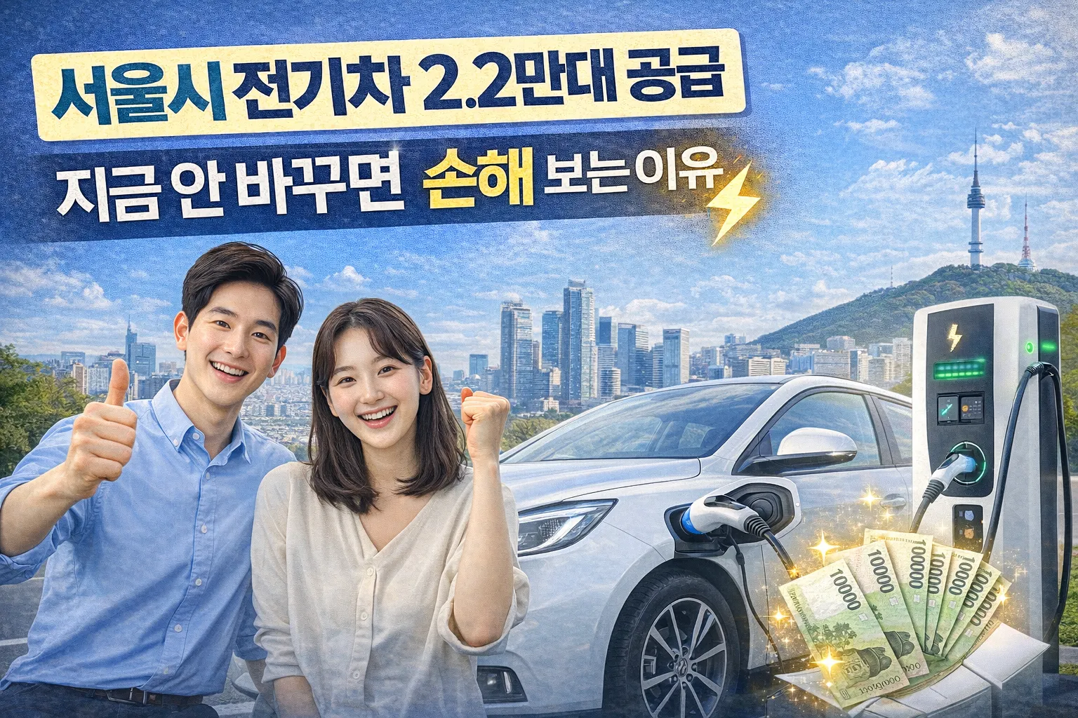 서울시 전기차 2.2만대 공급, 안 바꾸면 손해 보는 이유