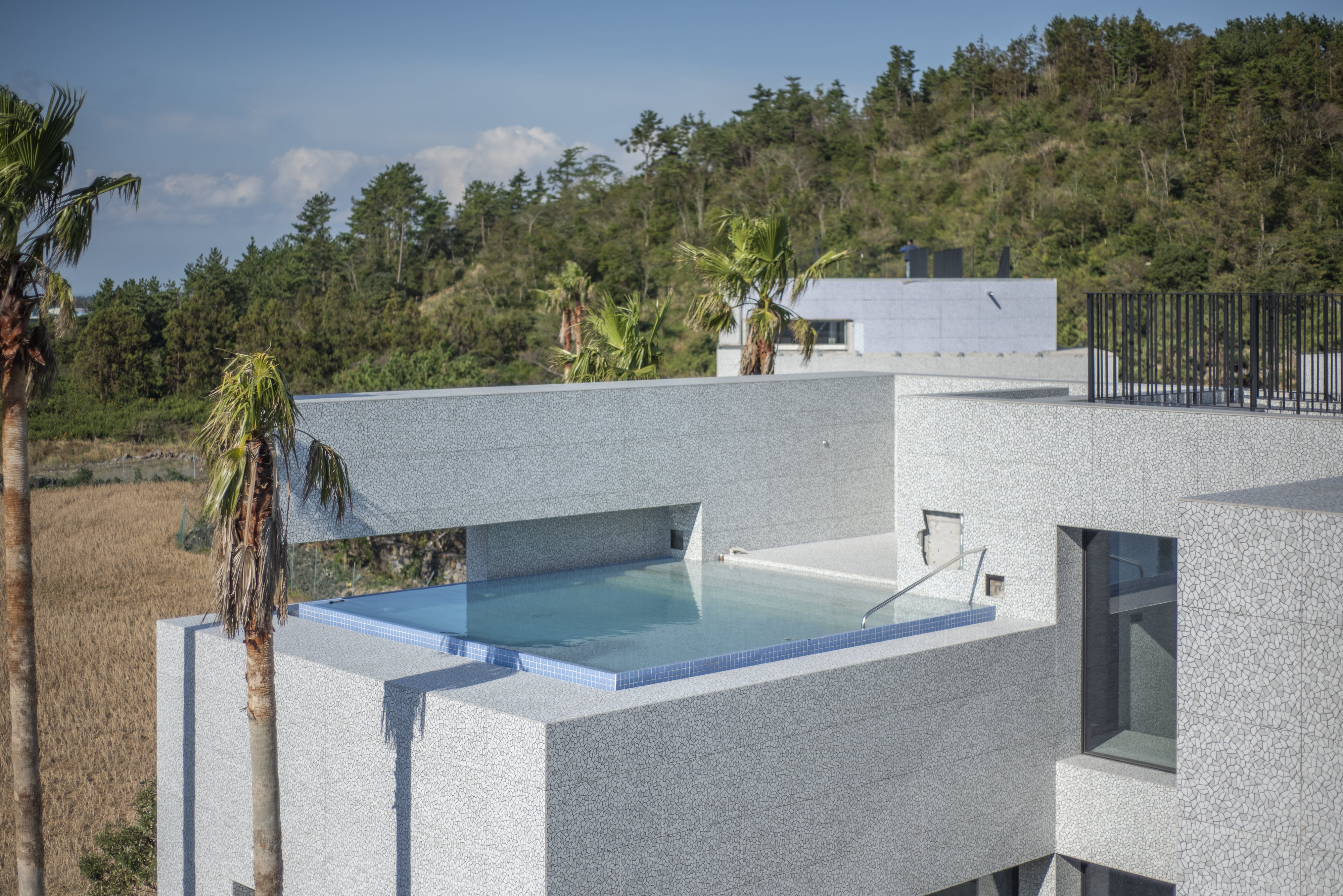 제주도 고급 타운하우스 제주 라트라움 수영장