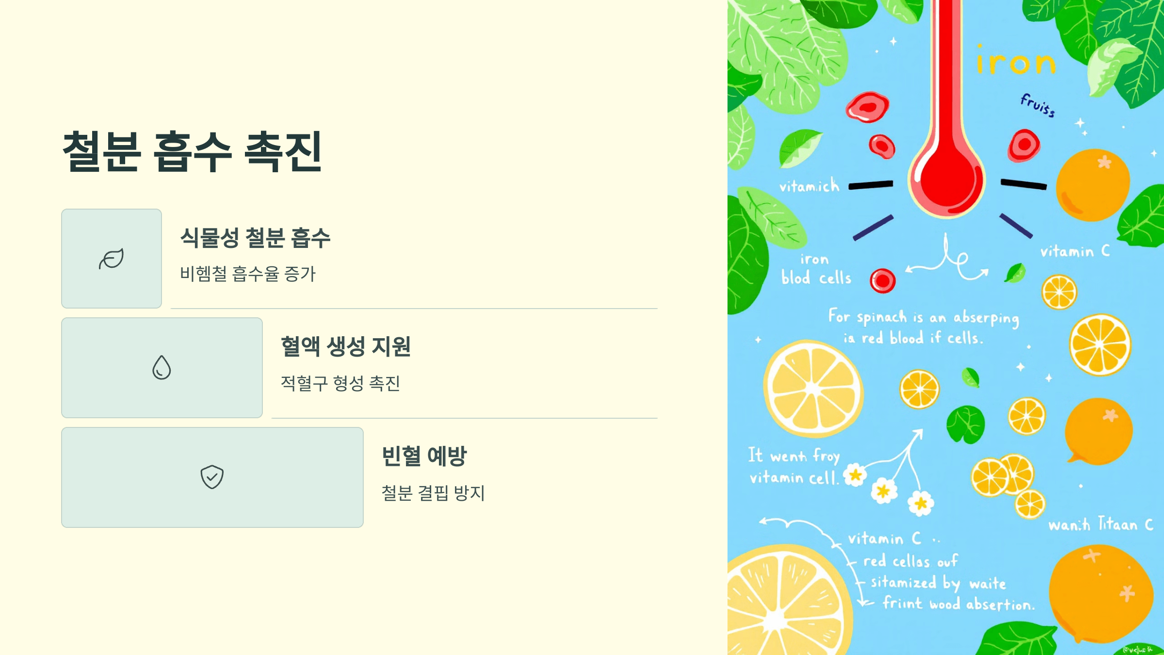 비타민C와 관련된 사진입니다.