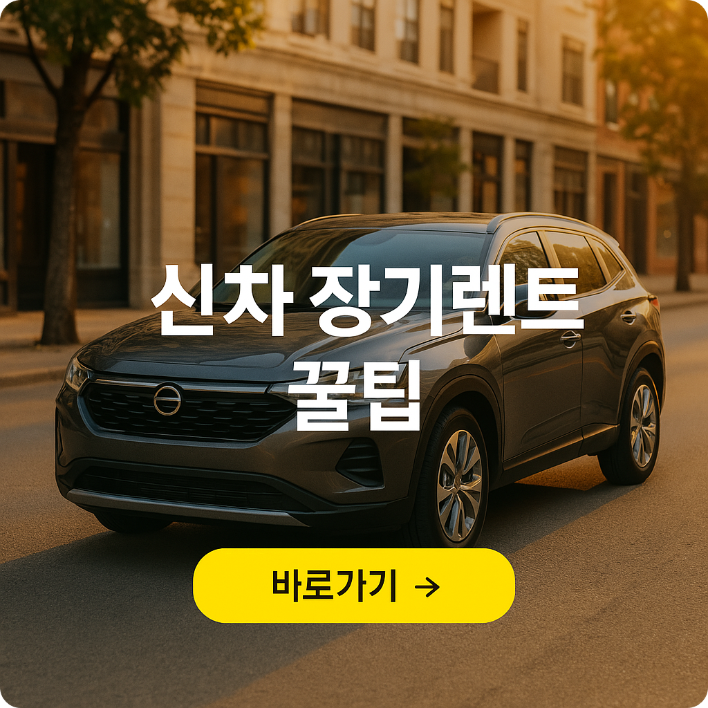 카카오페이 장기렌터카, 신차 부담 없이 타는 똑똑한 방법!