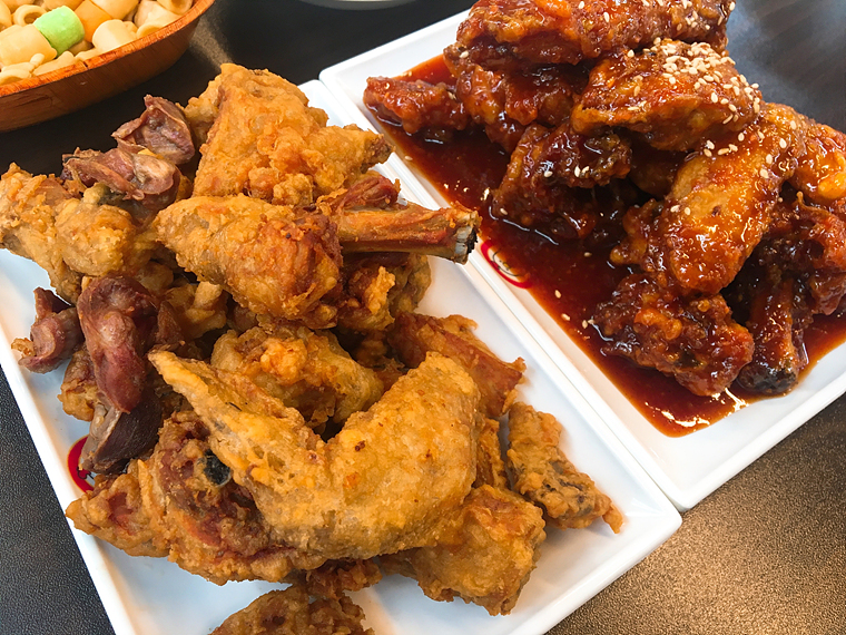 진미통닭-반반치킨