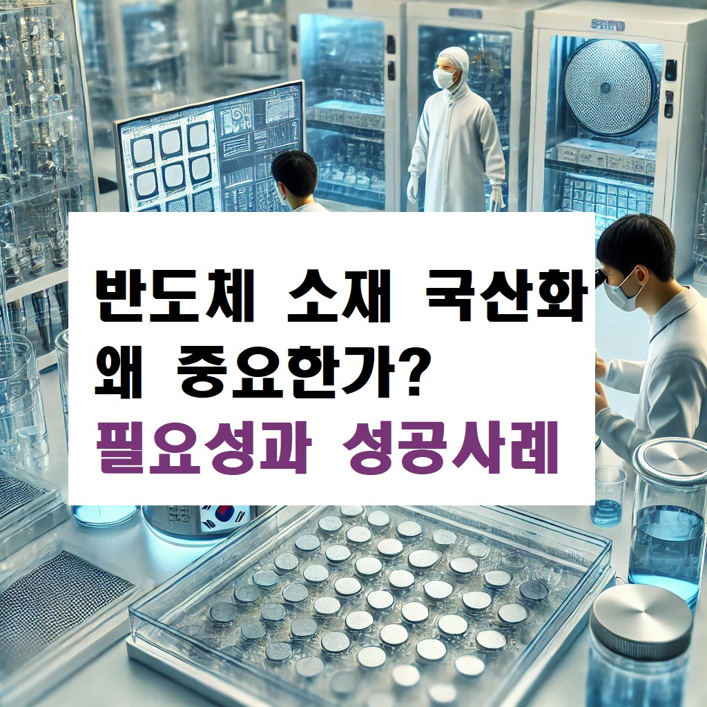 반도체 소재 국산화’ 왜 중요한가? 필요성과 성공 사례