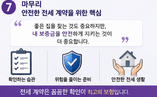 전세 계약, 결국 중요한 것은 ‘확인’입니다
