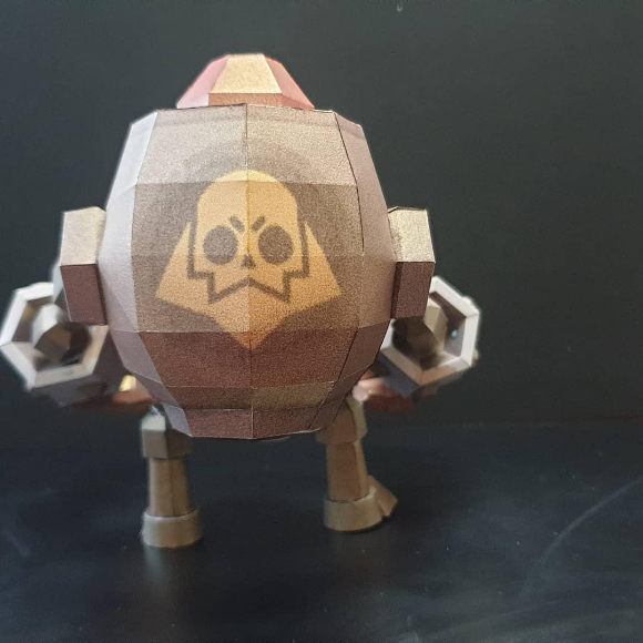 브롤스타즈 로보마이크 종이모형