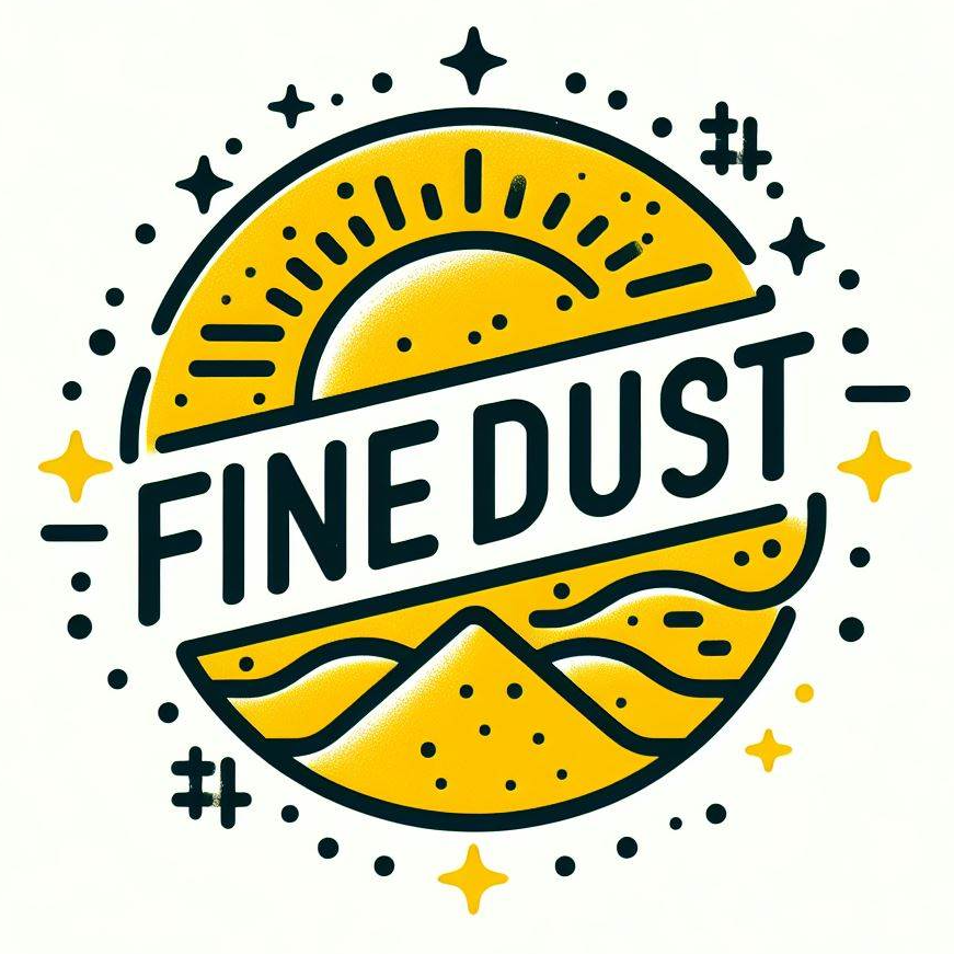 황사 미세먼지 로고
