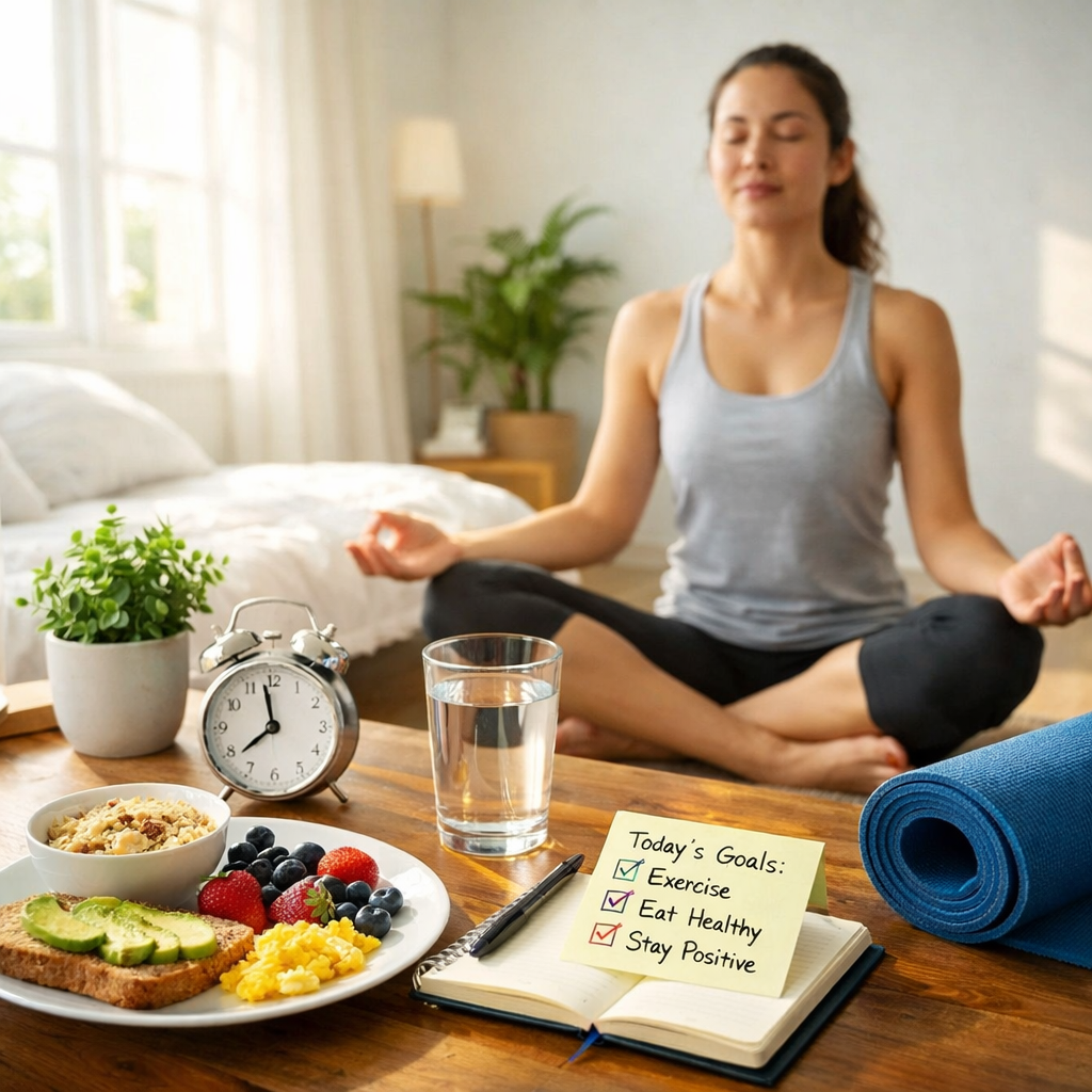 건강을 위한 아침 루틴