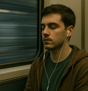 지하철과 이어폰 속 세상