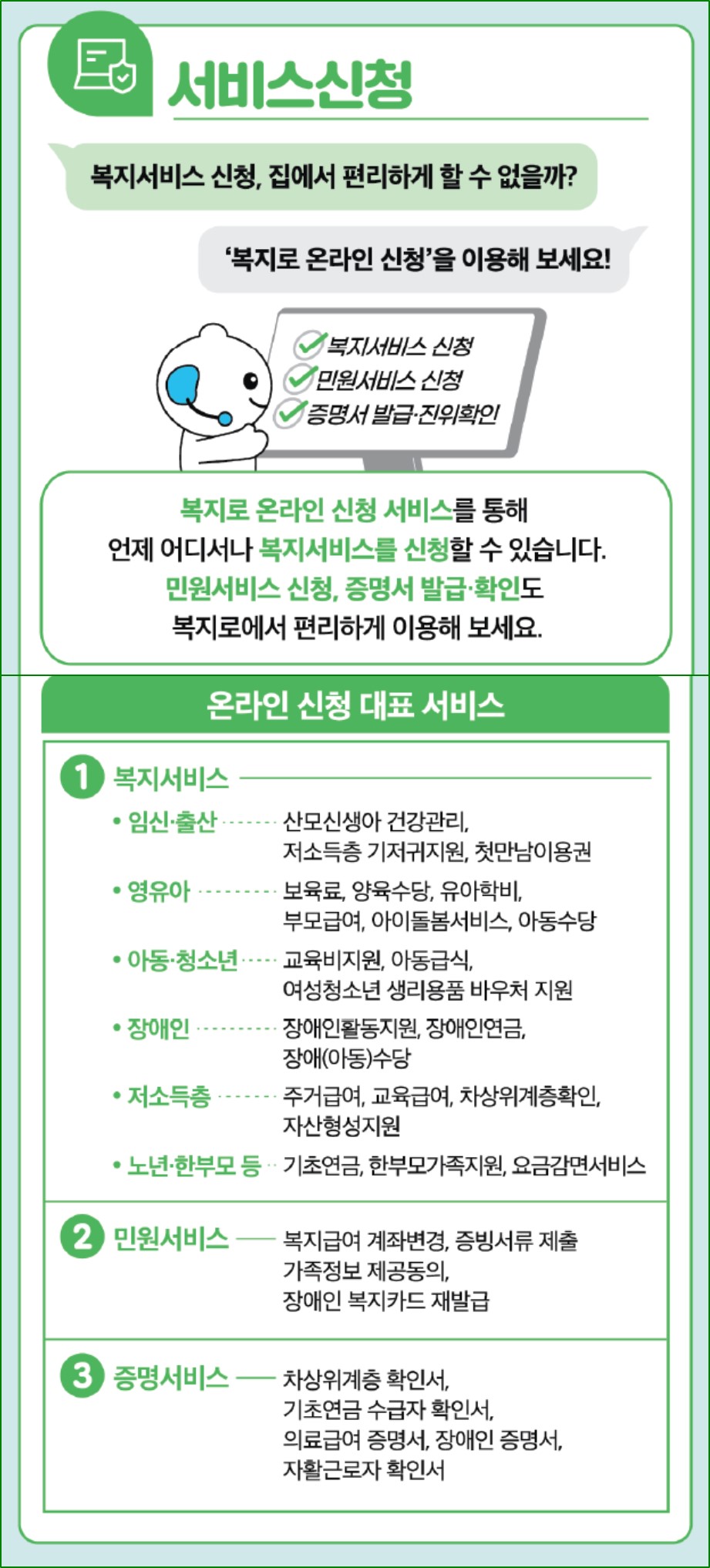 복지서비스 신청