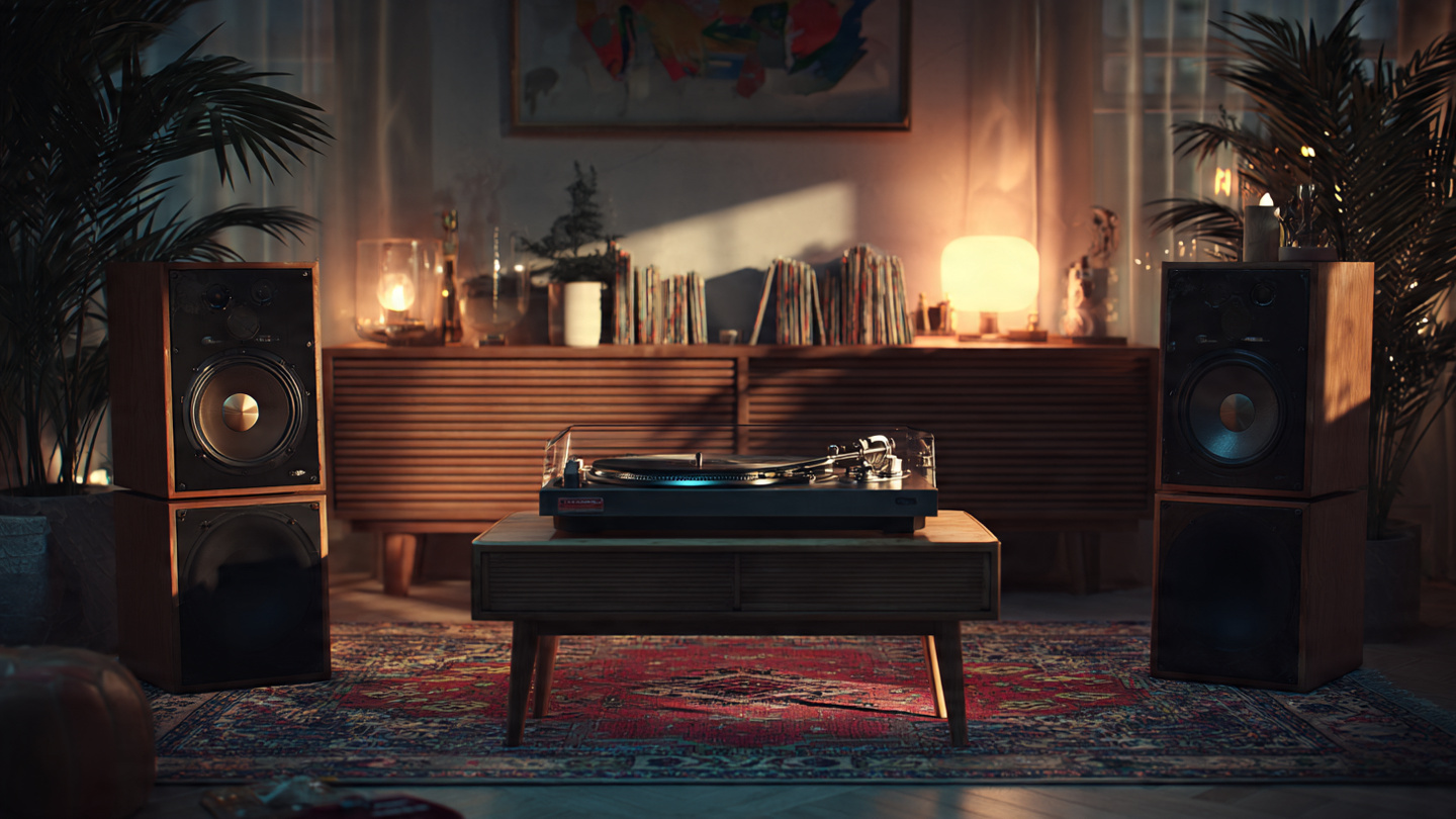 스테레오 무대감이 살아나는 거실 세팅