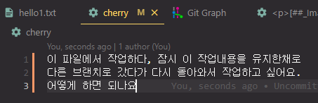 깃stash