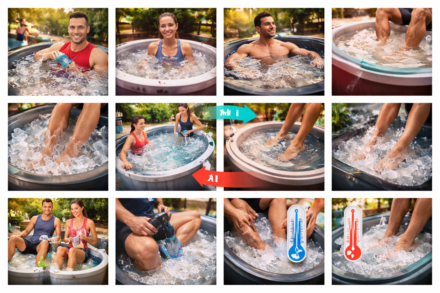 냉온조영요법의 효과 (회복 촉진, 혈액 순환, 주의사항)