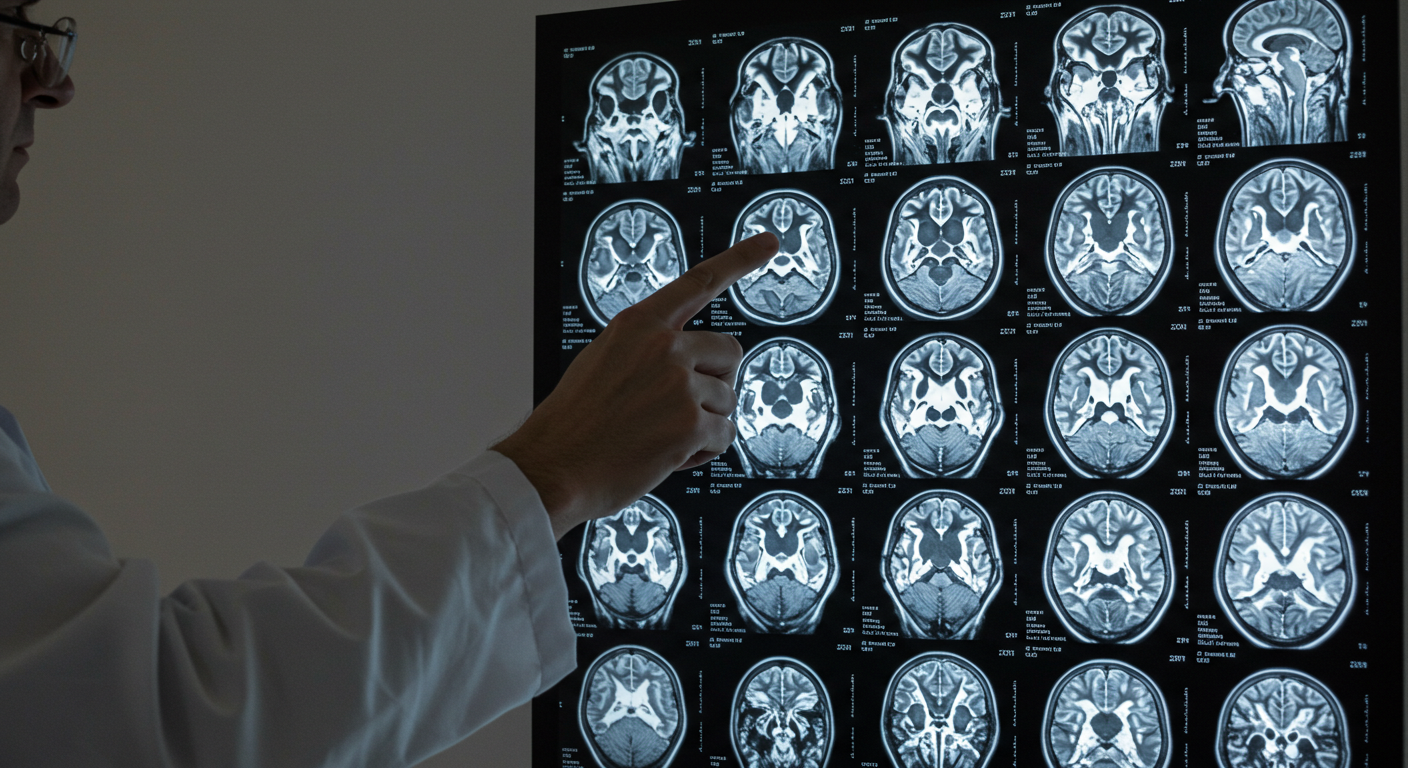 뇌 스캔 비교 이미지
