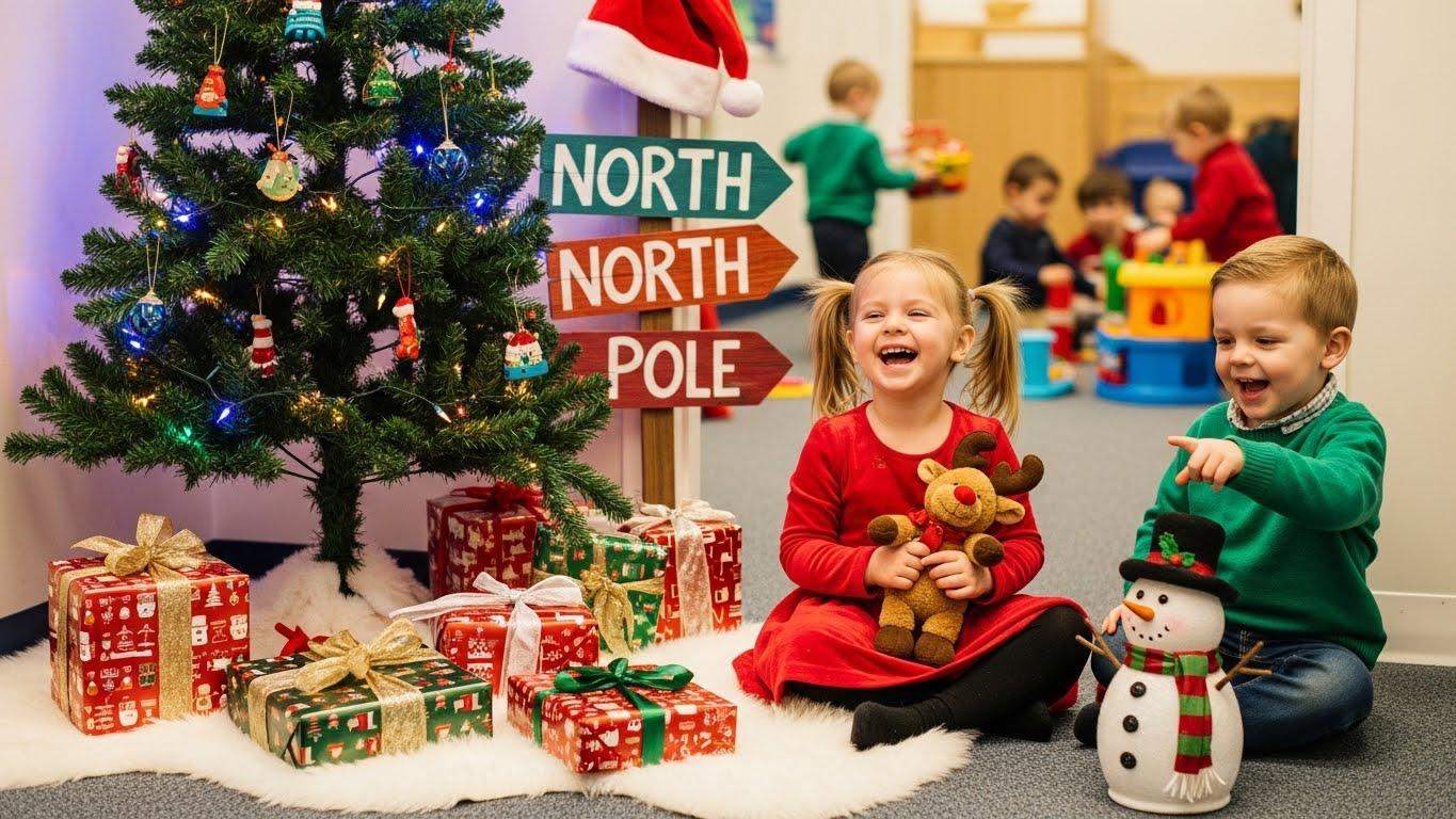 어린이집 크리스마스 포토존