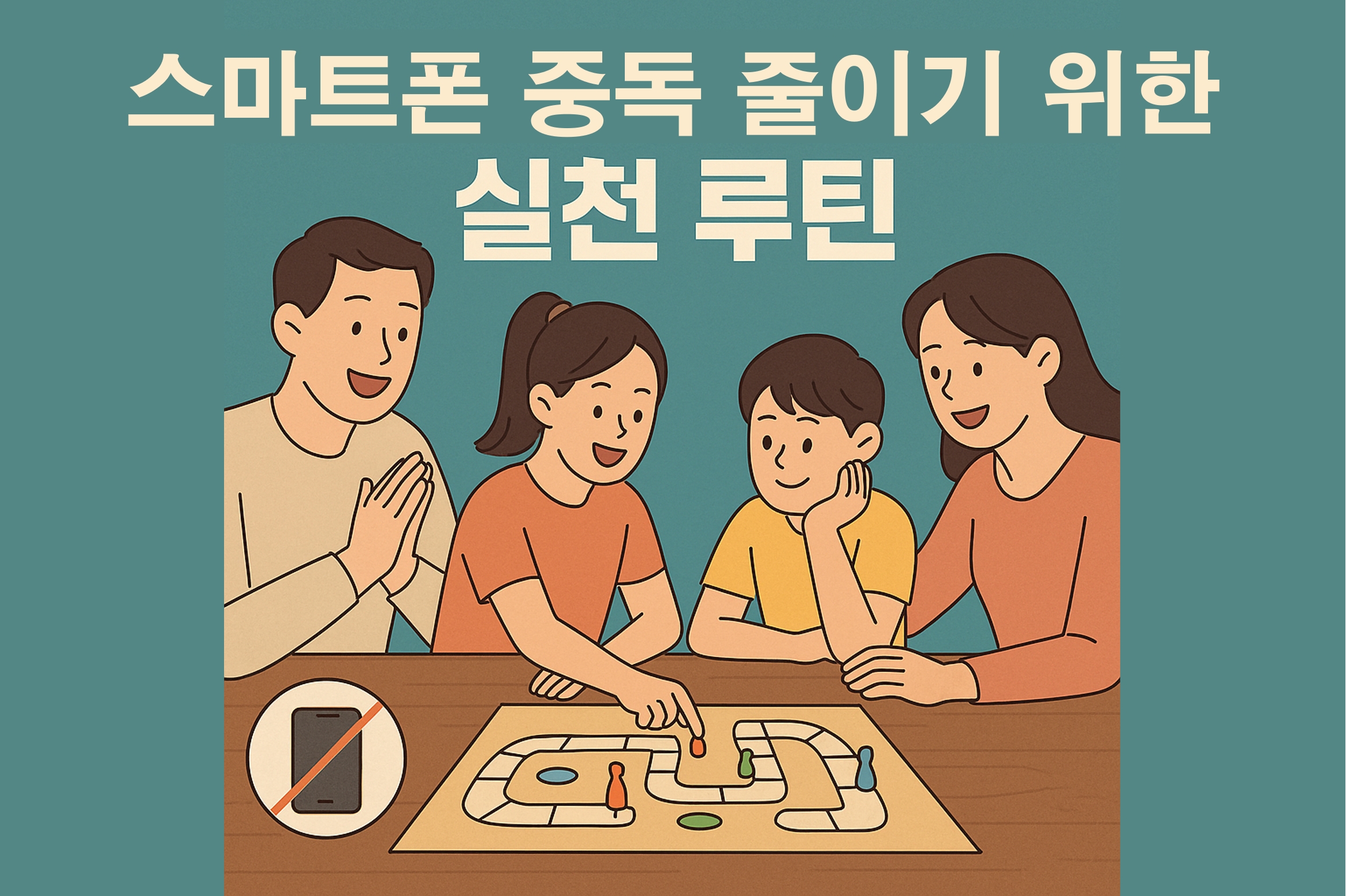 스마트폰 중독 줄이기 위한 실천 루틴