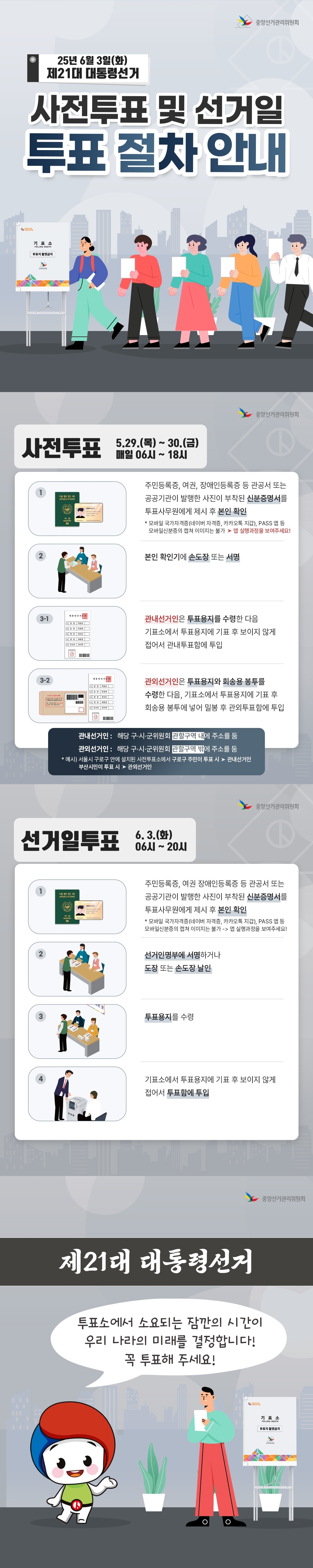 대선 사전투표사진