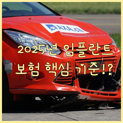 임플란트 횟수 금액 보장 2025년 ..