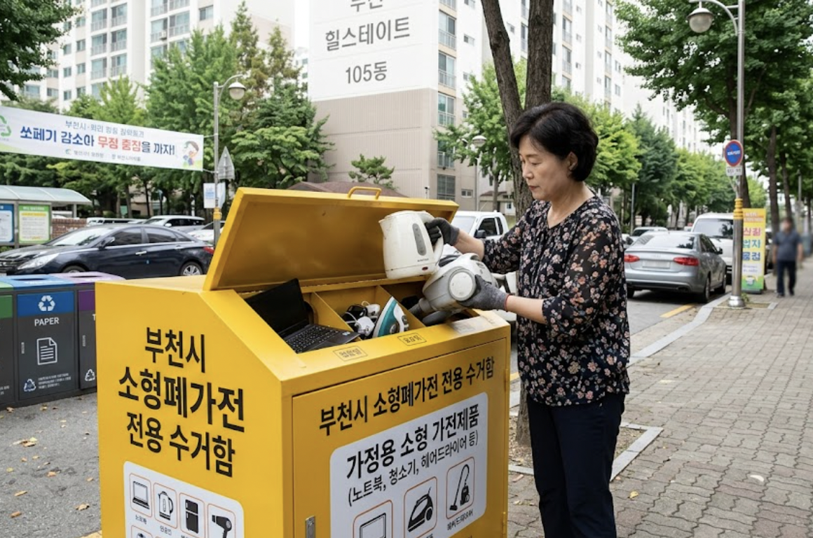 부천시 소형폐가전 배출방법