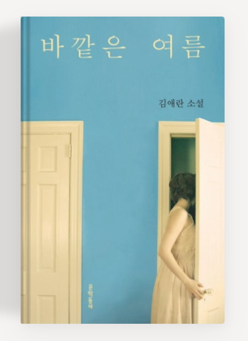 김애란 작가의 '바깥은 여름' 책표지.