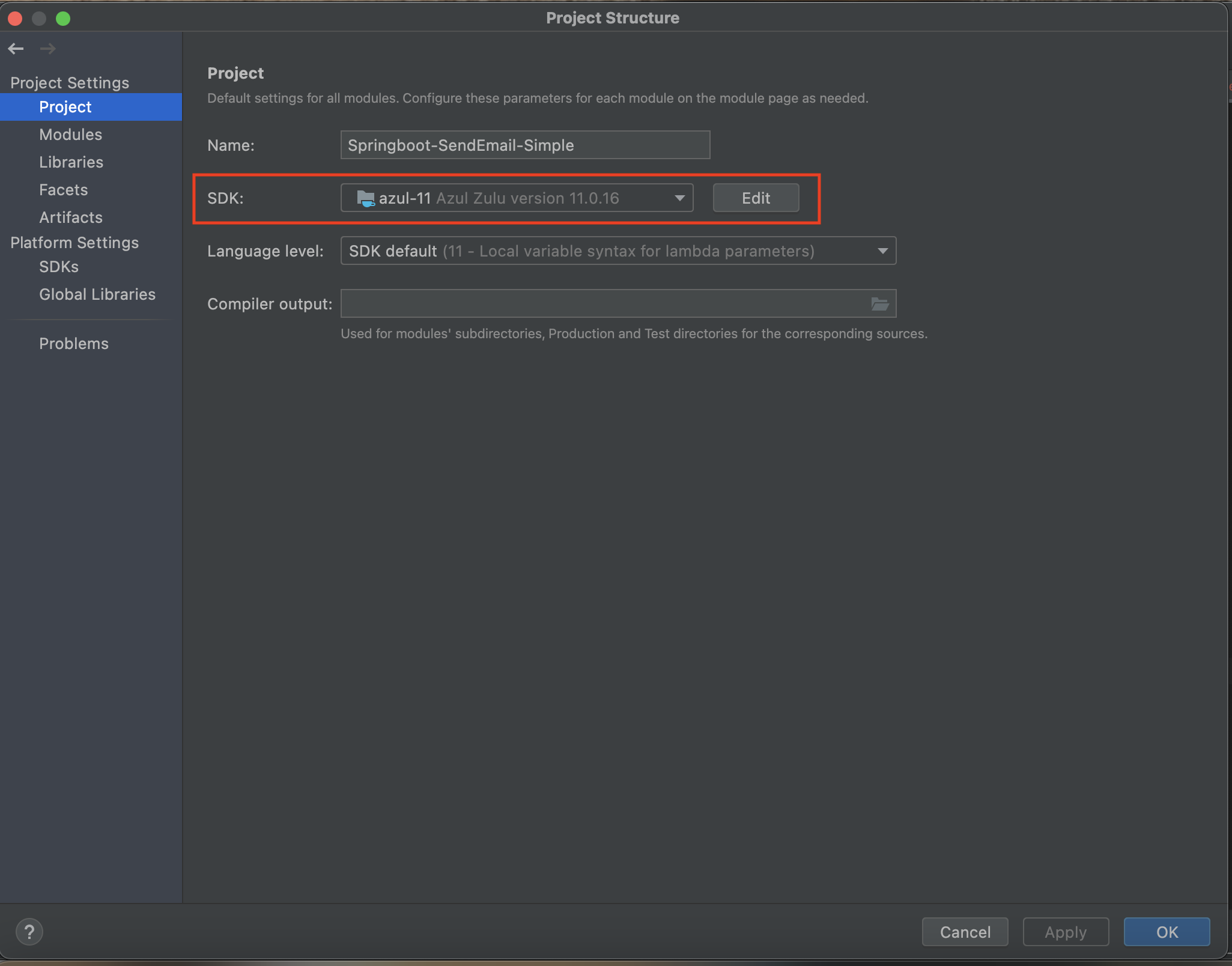 인텔이제이 JDK 변경 및 확인