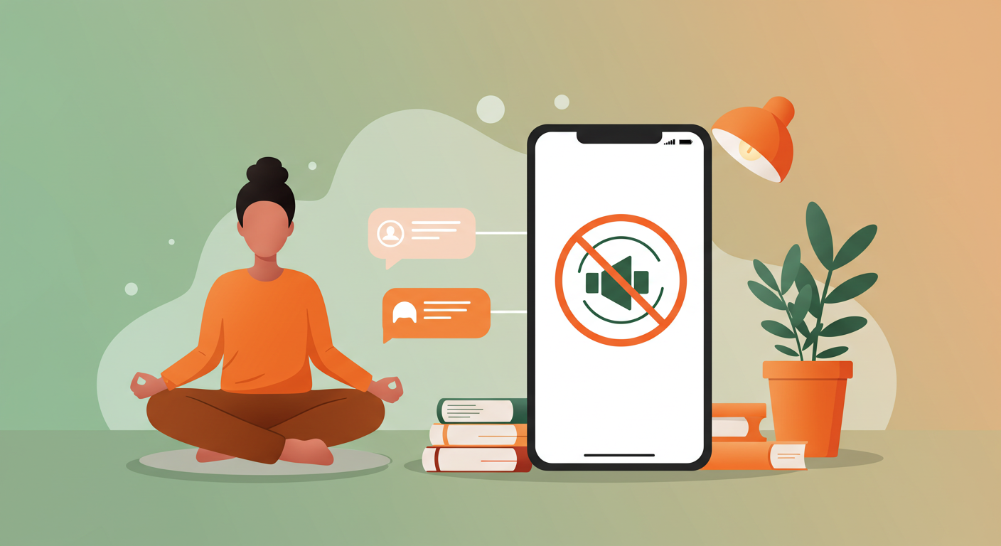 스마트폰 알림 끄기 루틴: 방해받지 않는 온전한 나만의 시간 만들기