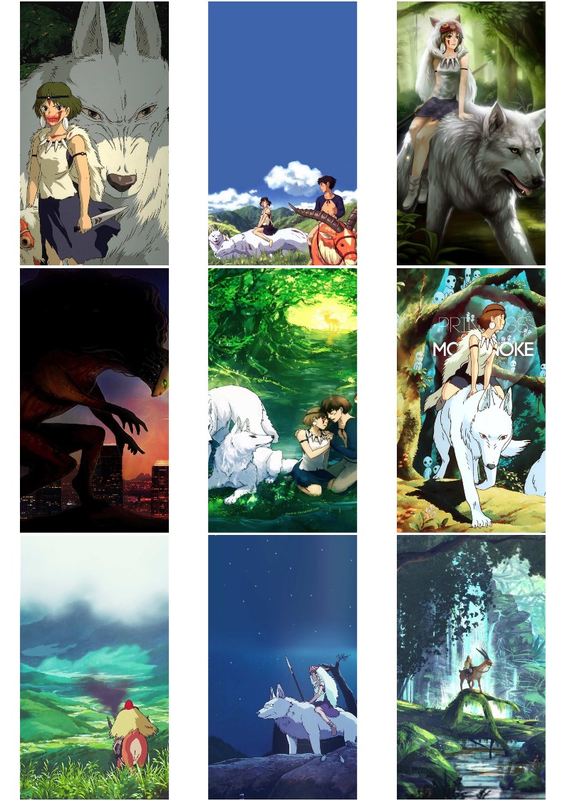 모노노케히메 배경화면 지브리 아이패드 아이폰