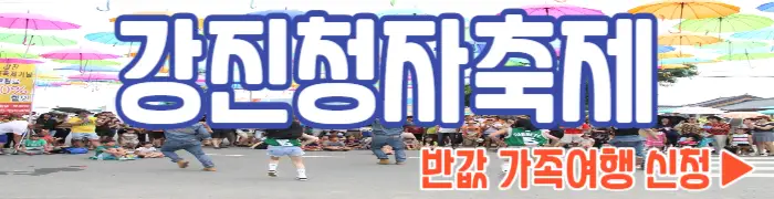 강진청자축제 반값 여행