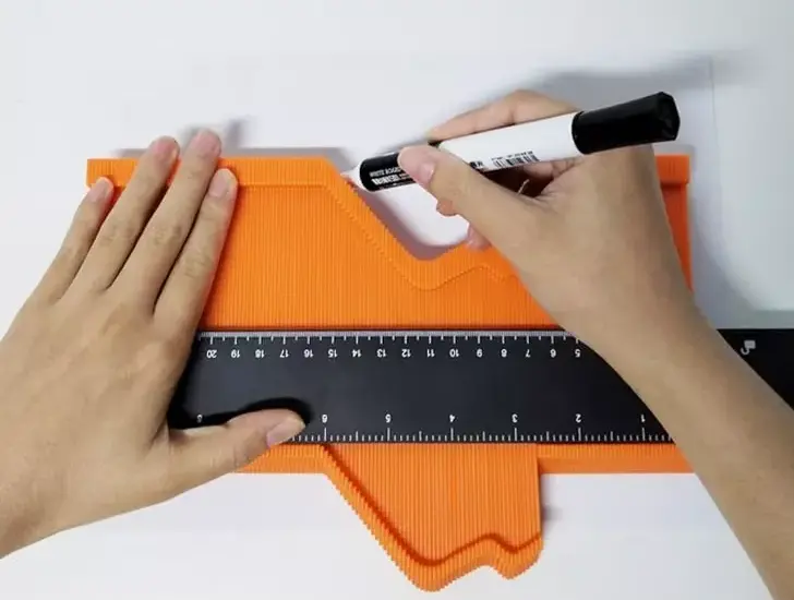 윤곽 게이지 사용법