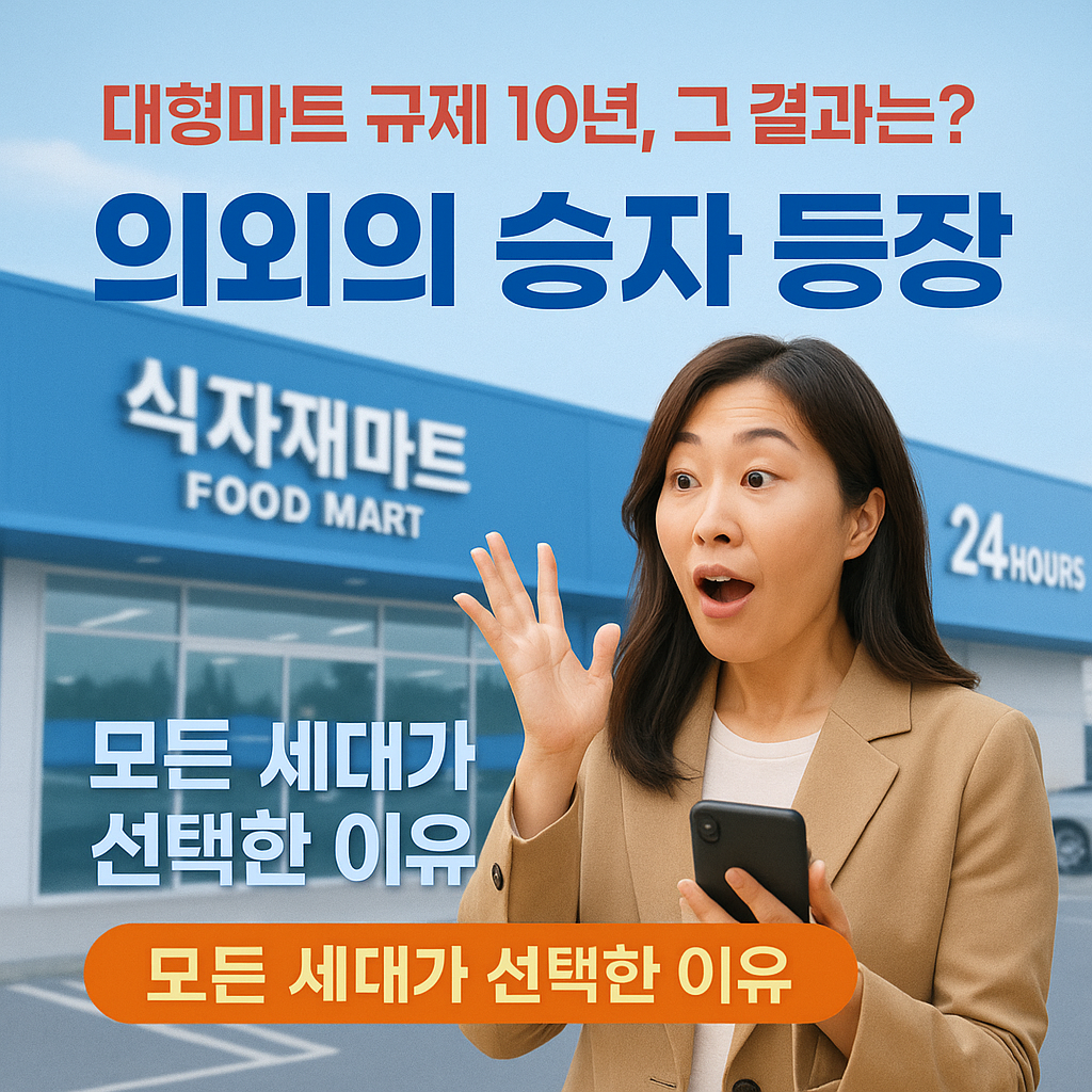 대형마트 규제가 만든 의외의 승자, 식자재마트
